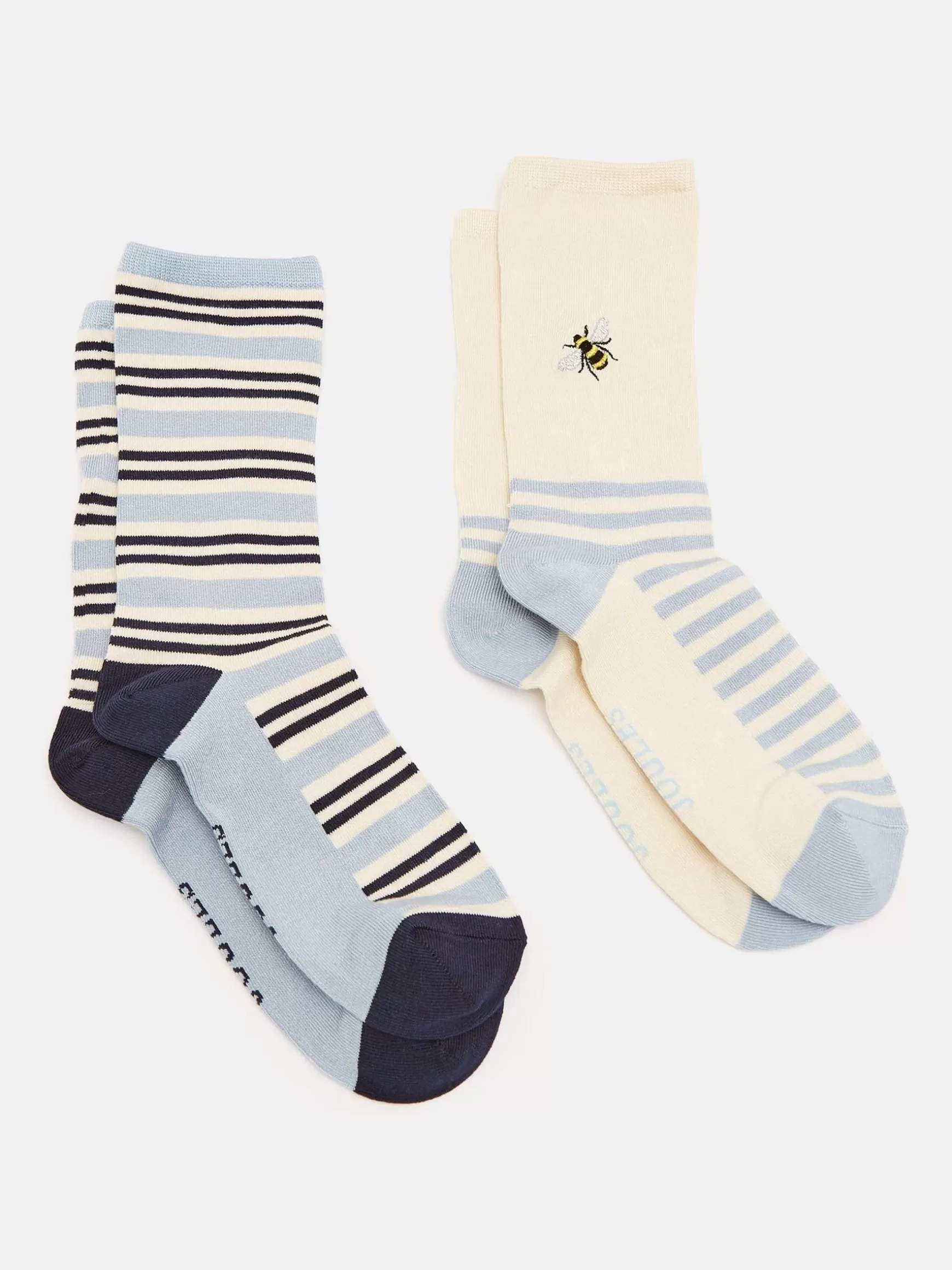 Women's Everyday 2 Pack Socks (size 4-8)^Joules Shop