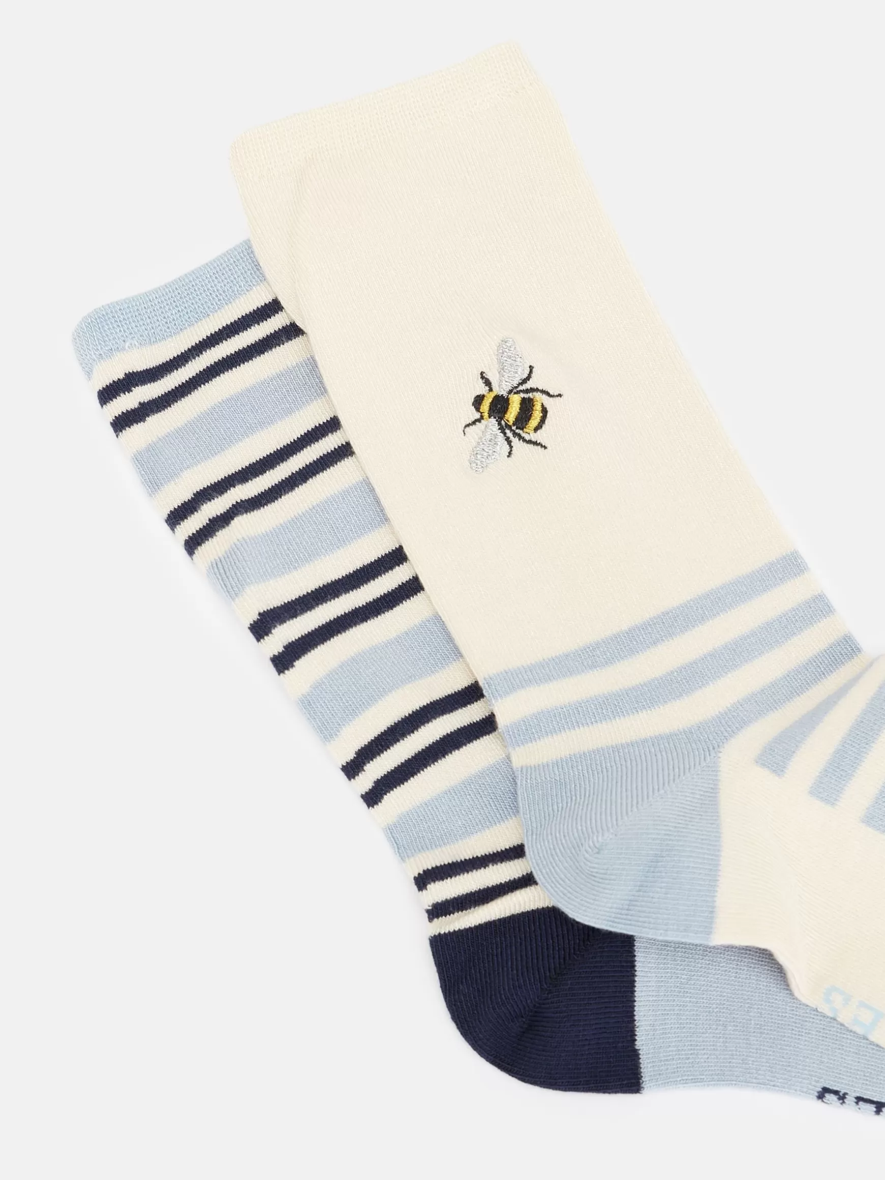 Women's Everyday 2 Pack Socks (size 4-8)^Joules Shop