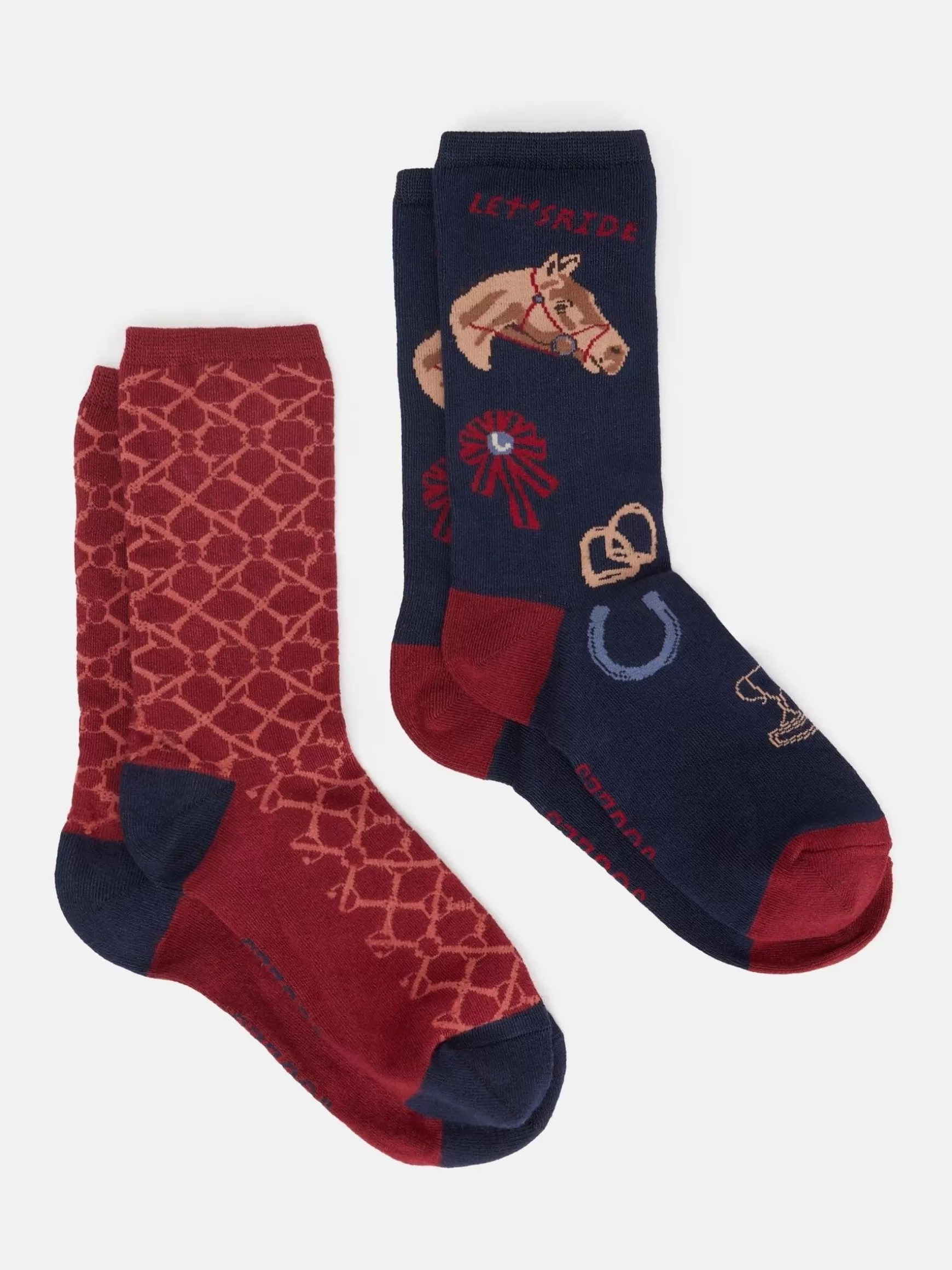 Women's Everyday 2 Pack Socks (size 4-8)^Joules Outlet