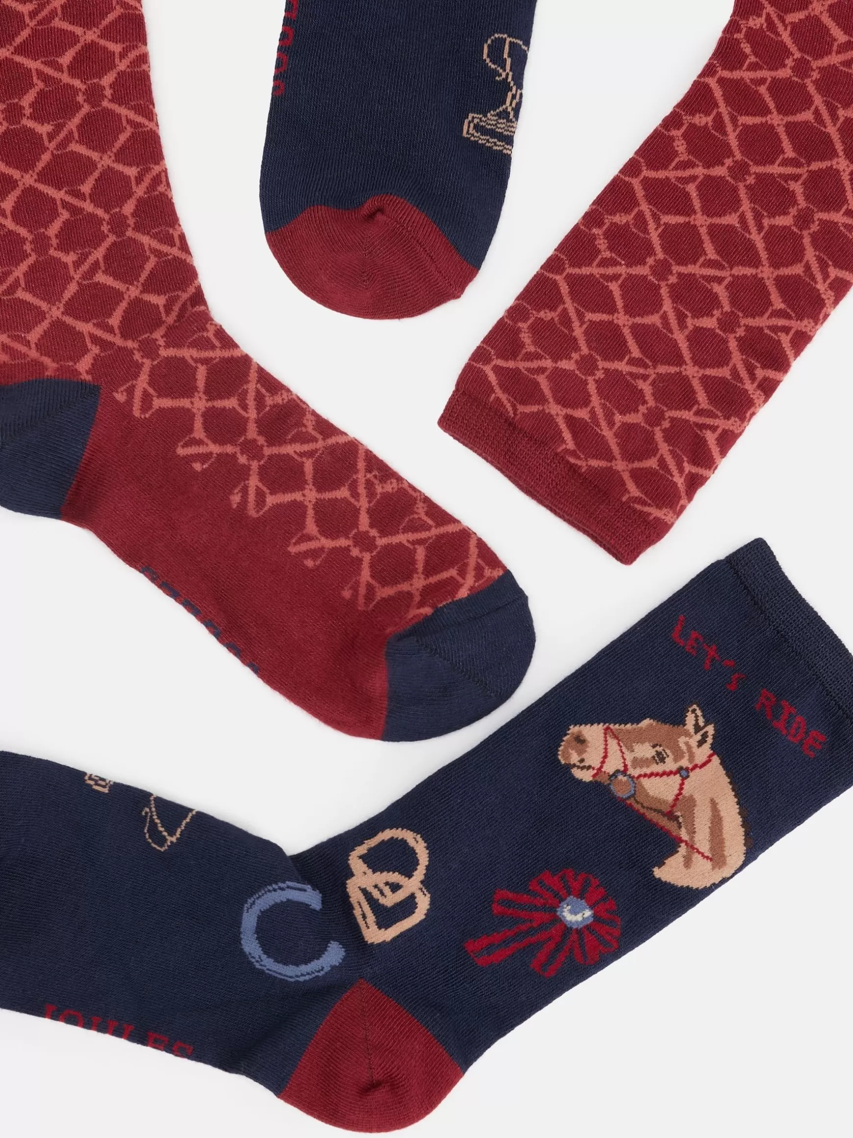 Women's Everyday 2 Pack Socks (size 4-8)^Joules Outlet