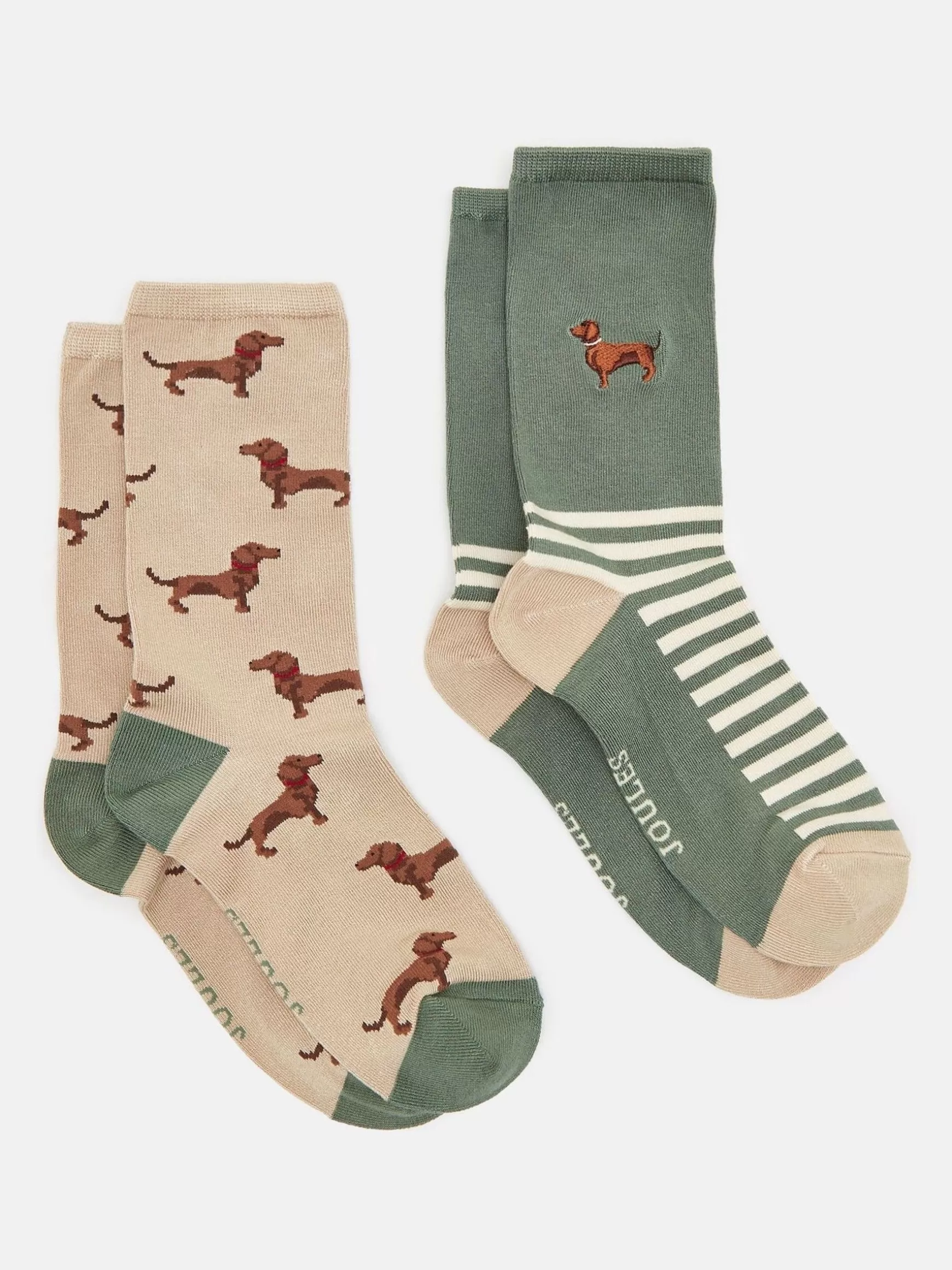 Women's Everyday 2 Pack Socks (size 4-8)^Joules Cheap