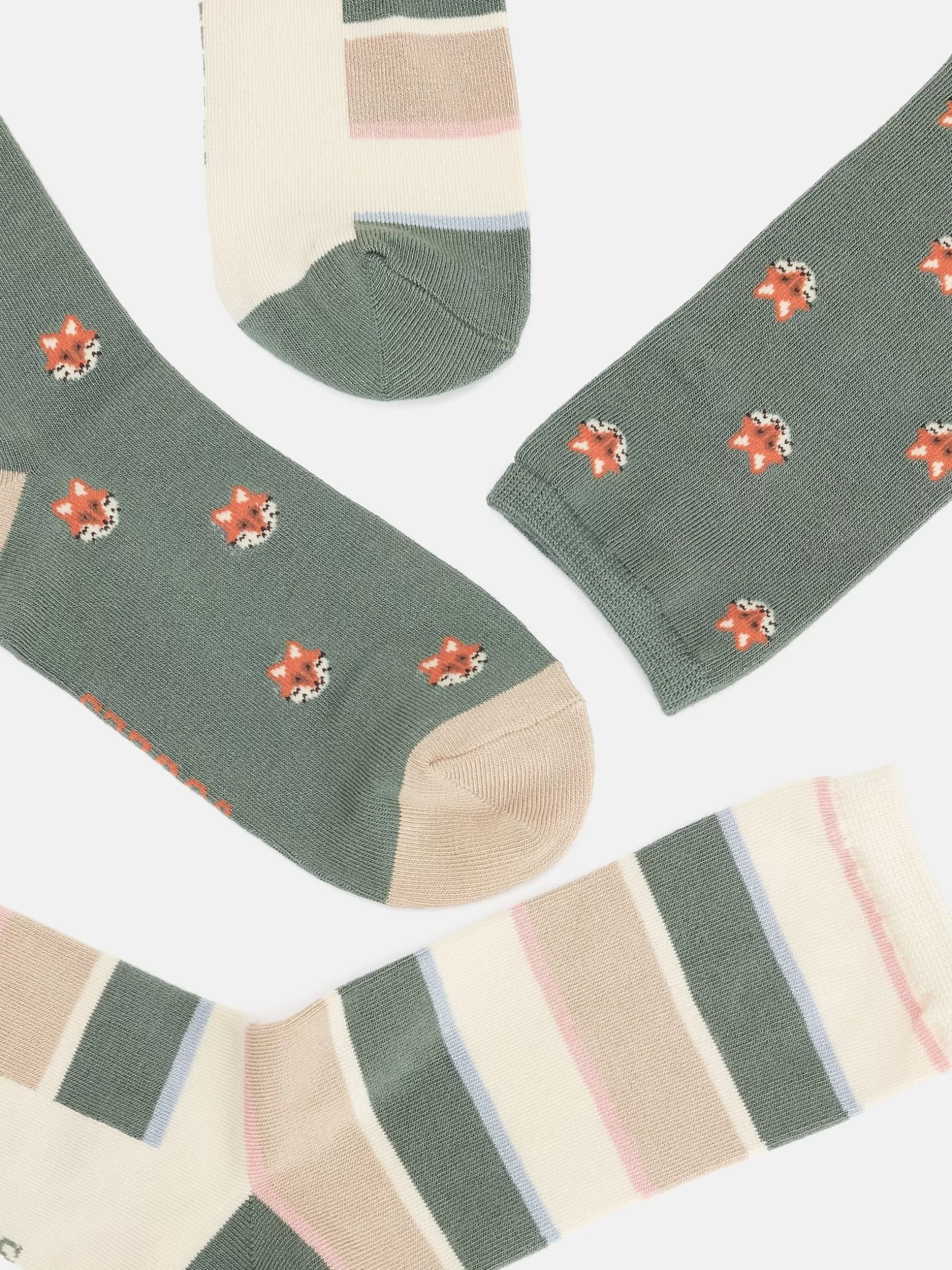 Women's Everyday 2 Pack Socks (size 4-8)^Joules Shop