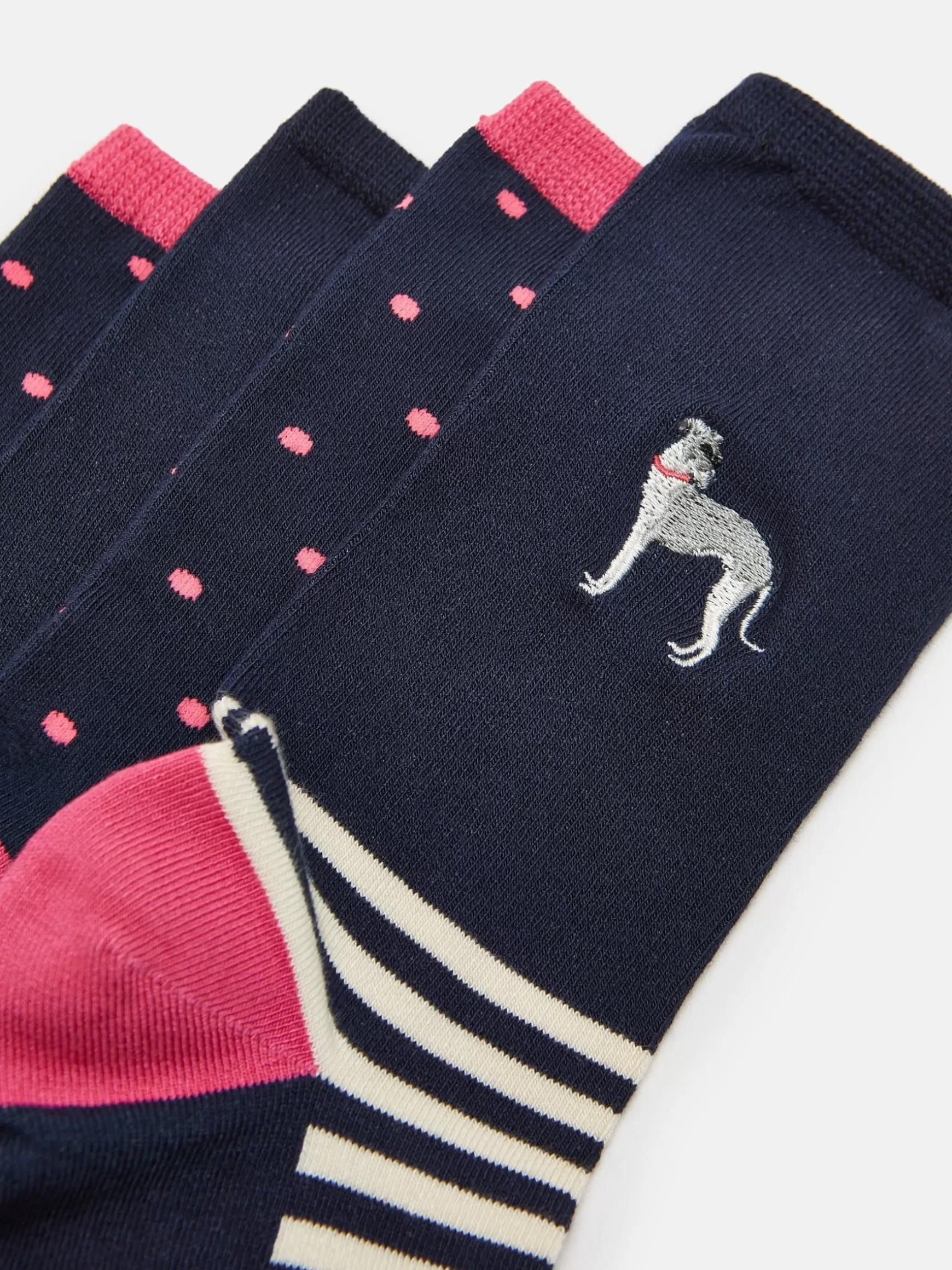 Women's Everyday 2 Pack Socks (size 4-8)^Joules Store