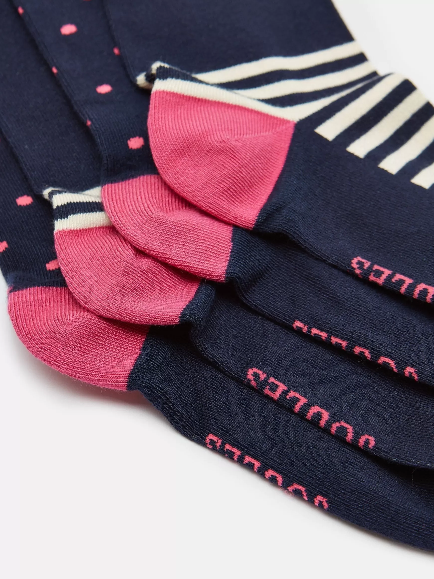 Women's Everyday 2 Pack Socks (size 4-8)^Joules Store