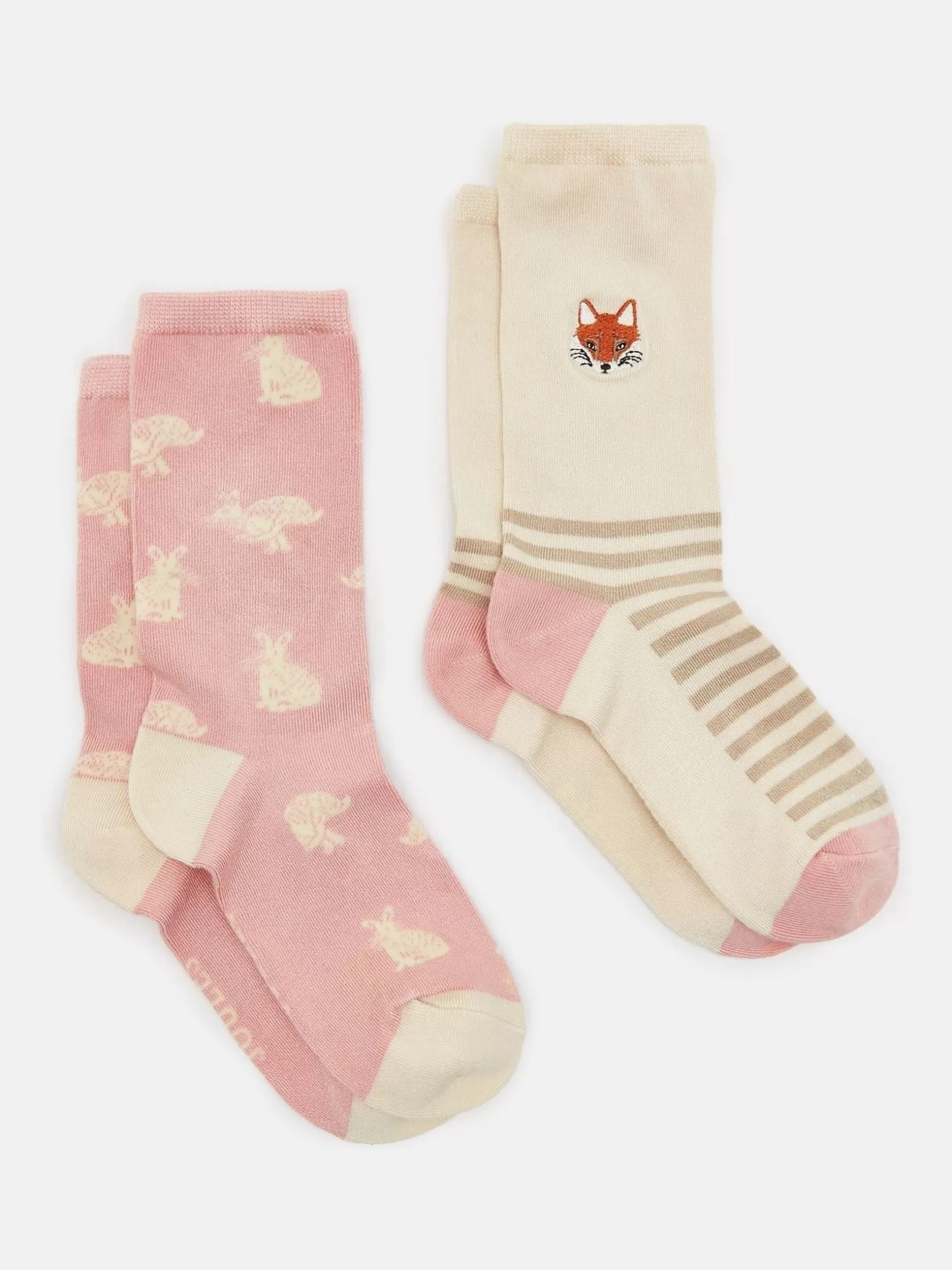 Women's Everyday 2 Pack Socks (size 4-8)^Joules Sale