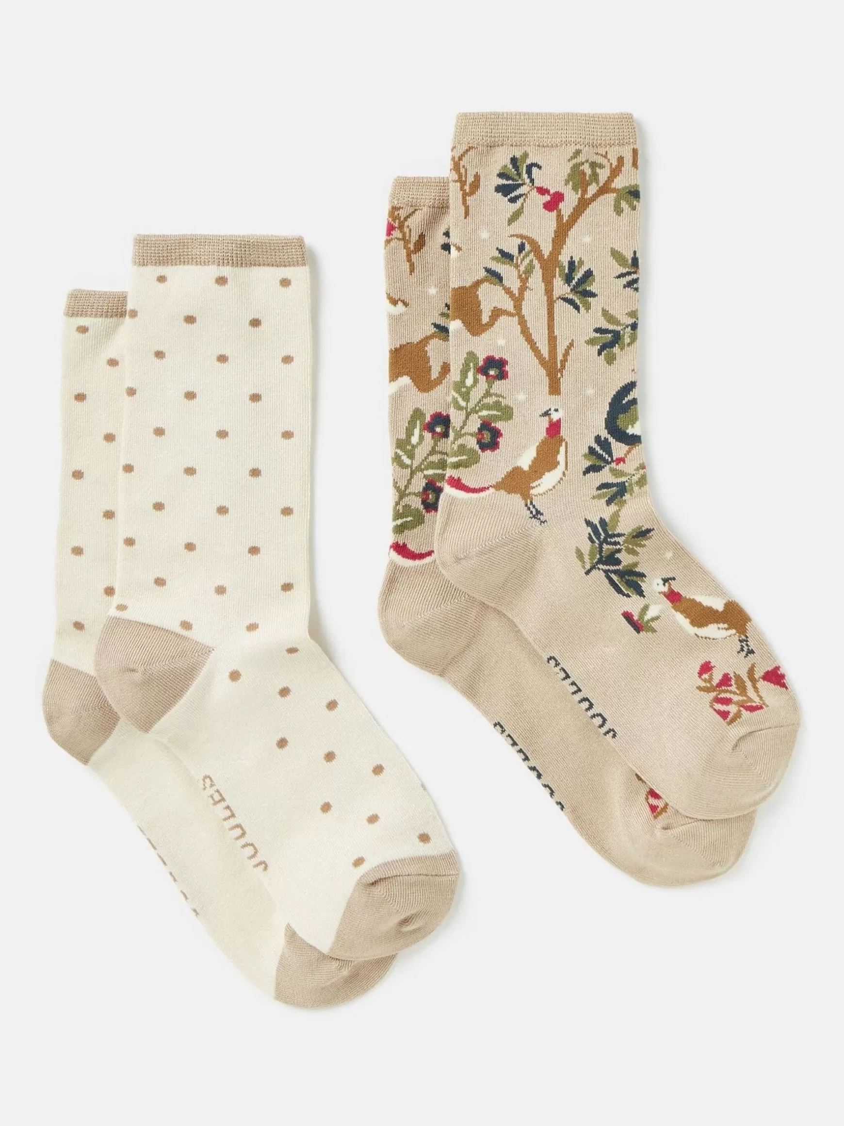 Women's Everyday 2 Pack Socks (size 4-8)^Joules Sale
