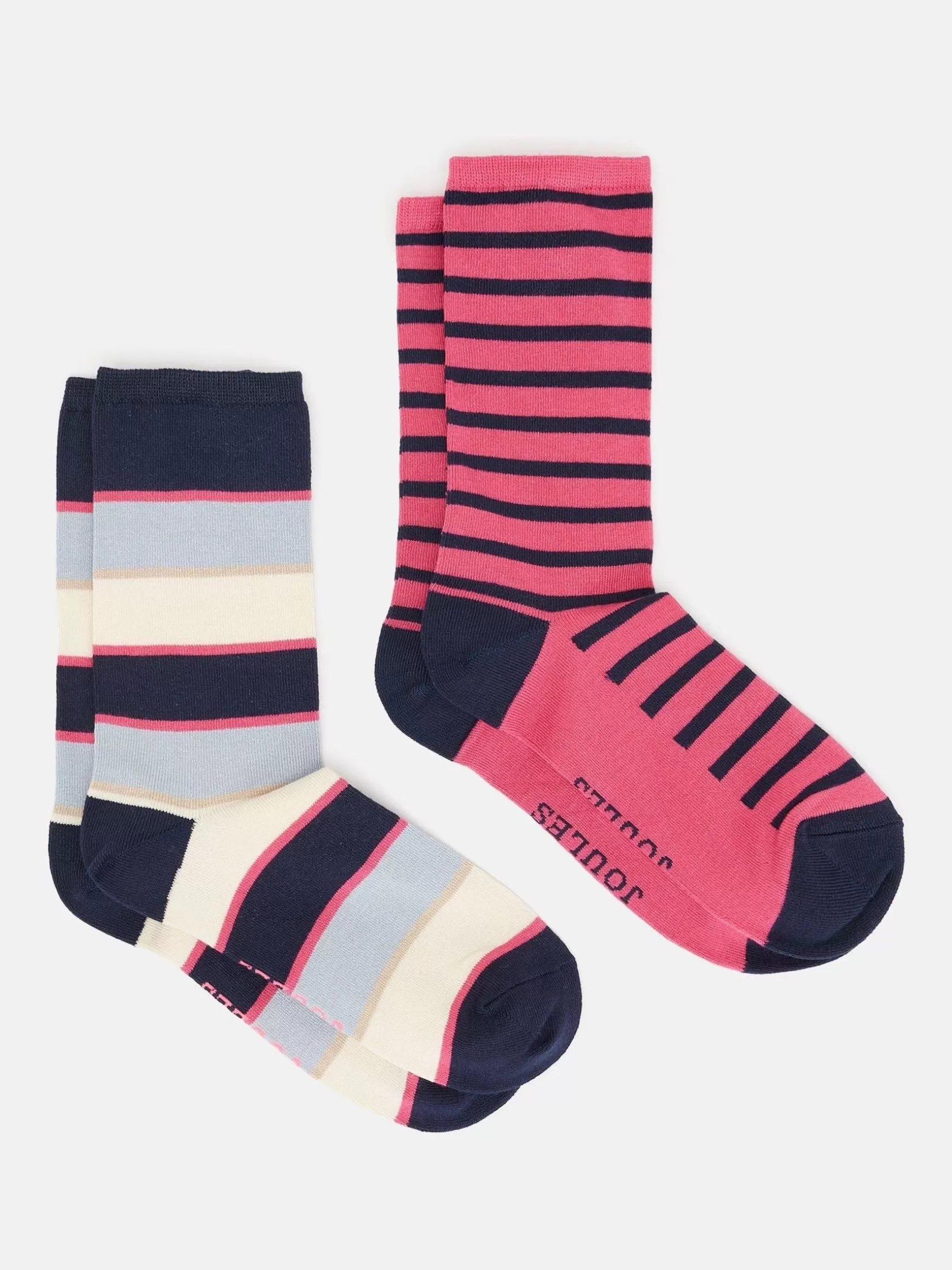 Women's Everyday 2 Pack Socks (size 4-8)^Joules Store