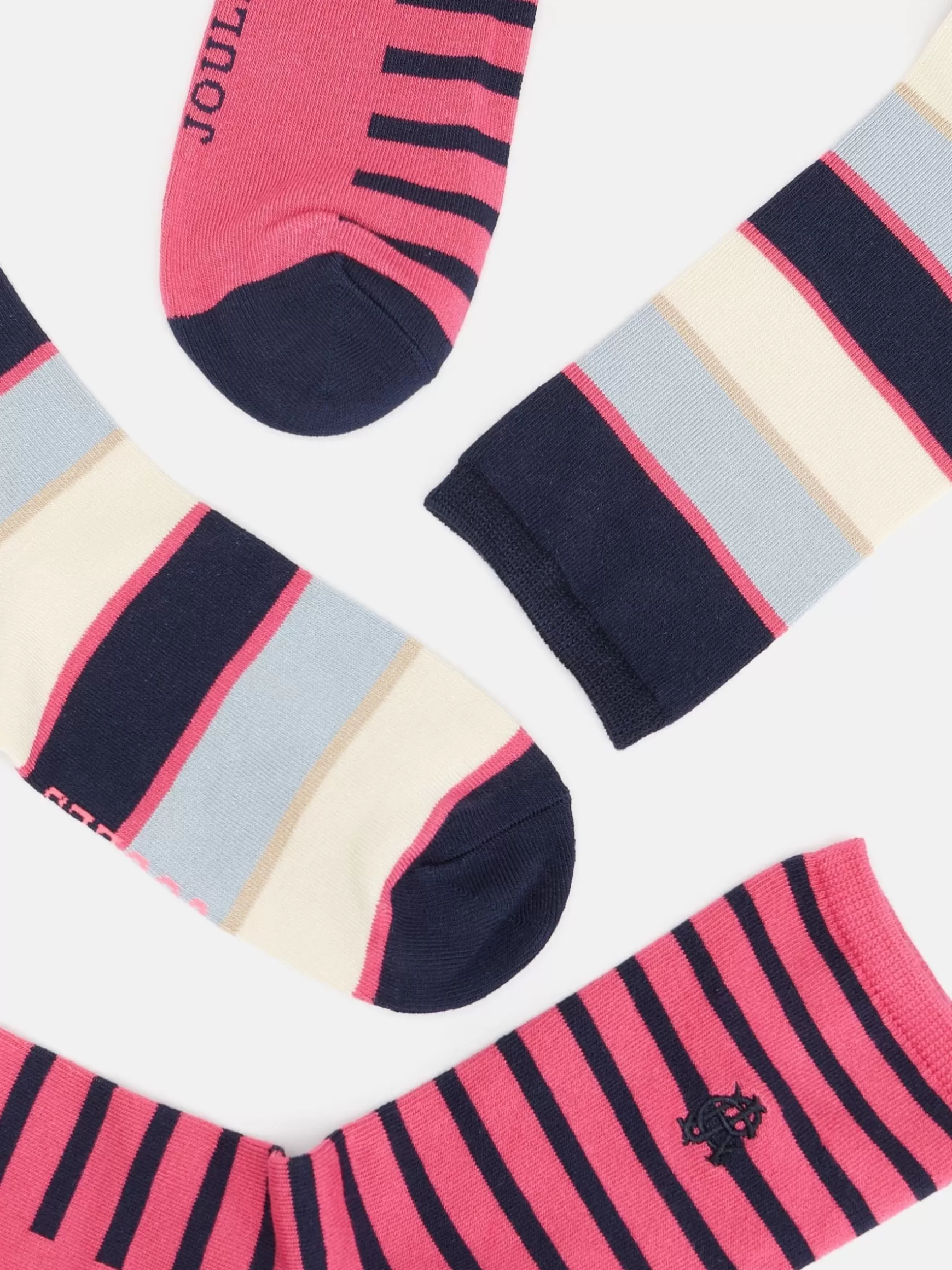 Women's Everyday 2 Pack Socks (size 4-8)^Joules Store