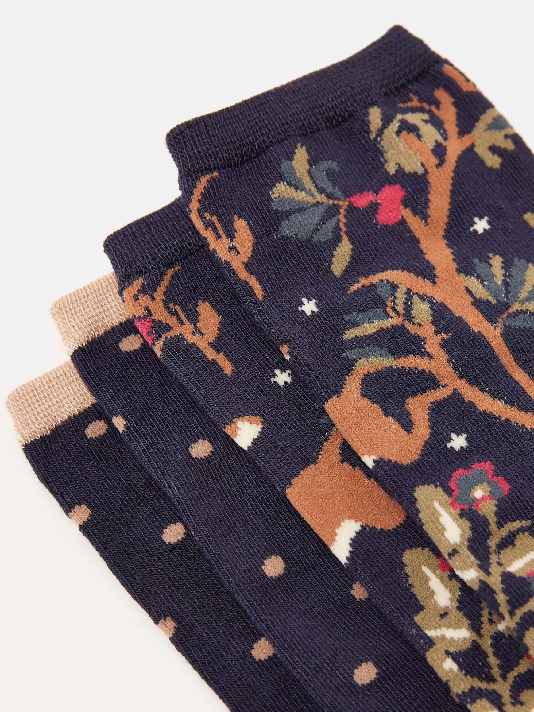 Women's Everyday 2 Pack Socks (size 4-8)^Joules Clearance
